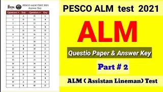 PESCO ALM Test 2021