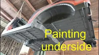 Painting the car underside