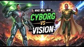 Who Would Win? Cyborg (DC) vs Vision (Marvel) | Ultimate AI Battle