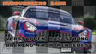 Max Verstappen has strong backing from Mercedes #mercedes #gt3 #n&uuml;rburgring