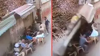 REALLY BAD WALL COLLAPSE ACCIDENT 💀