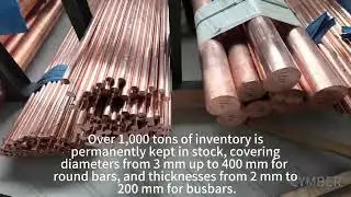 Pure Copper Stock Warehouse Tour |  Round Bar, Square Bar, Tube & Plate#copper#metal #factory