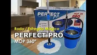 Unboxing Rodo M&aacute;gico, Esfreg&atilde;o Centr&iacute;fuga PERFECT PRO MOP 360&deg; - Lava e Seca Piso - MUITO BOM!