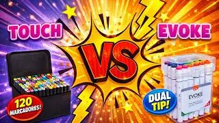 Colorindo Bobbie Goods | Teste de Marcadores Touch vs Evoke