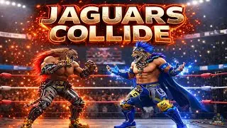 Let's Wrestle! King VS Armor King Explosive Match #tekken8