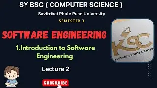 Sy BCS || Sem 3 || Software Engineering || 1.Introduction to Software Engineering || Lecture  ||