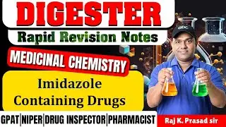 D-17 | Imidazole Containing Drugs (MEDICINAL CHEMISTRY) Rapid reviosion notes #medichem #imidazole