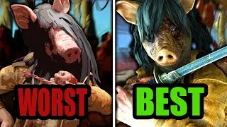 DESTROYING SURVIVORS AS THE PIG IN THE WORST GRAPHICS EVER!!! | Dead By Daylight