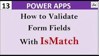 Учебное пособие по проверке данных форм Power Apps