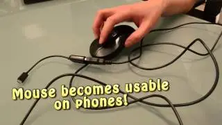 USB A 2.0 Female to Micro USB B Male On-The-Go Adapter Data Cable