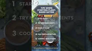 Tips when starting plant-based nutrition  #plantbasedlife #plantbased  #vegan #vegetarian