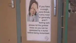 Saskatoon Health Region - tour of immunization clinic