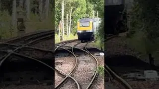 Scotrail Inter7city HST (43037 & 43183) passing Inverkeithing on July 10th 2025