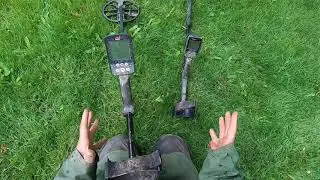 Nokta Simplex+ v02.67 vs Minelab Equinox 800 in test garden.