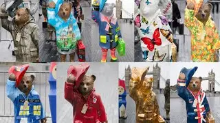 Paddington bears in London: guess which celebrities designed these statues