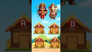 Focus test for genius parbati and ganesh  #short #shorts #focus test #cartoon #krishna