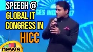 IT Minister KTR Superb Speech at Global IT Congress in HICC Hyderabad | Mango News