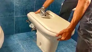 Cómo QUITAR un BIDÉ . PASO a PASO. MUY FÁCIL #desagüe #sifones #bidé #fontanería #despegarpvc