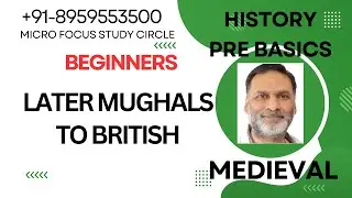 Decline of Mughals: Rise of Marathas & Anglo-French Rivalry & British Dominance #mppscpre2025