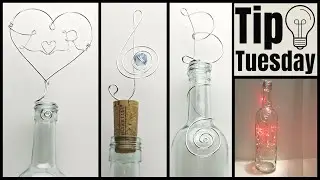 Wire Wine Bottle Ornament Wedding Decor Tutorial