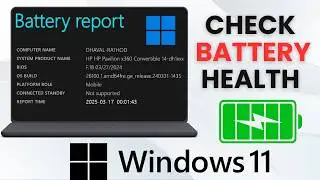How to Use Windows 11's Battery Report to Monitor Battery Health  Check Battery Health & Performance