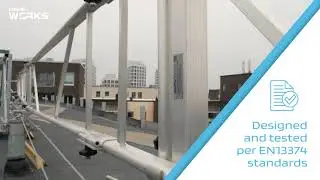 Combi Works - AluFix Safety guardrails system for flat roofs