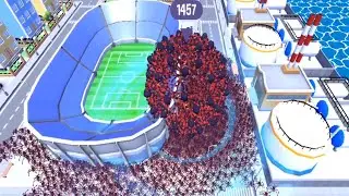 Crowd City World Record 1460+ Map Control: 100.00%