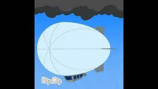 Tornado VS Blimp #animation#tornado#blimp