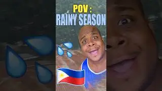 Philippines Rainy Season (the REALITY) #shorts #philippines