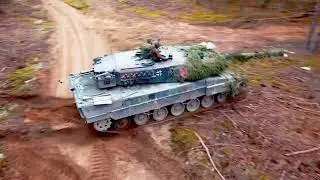 German and Dutch armoured units participate in Exercise Iron Wolf II
