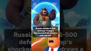 Russia unveils S-500 defense! Trump's shocked as Putin draws a new red line.#shorts #trending #yt