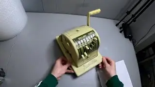 How To Pack & Ship: Vintage Paymaster Ribbon Writer 8000 Series Machine // UPS Canada Shipping 2025