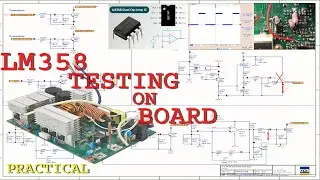 LM358/LM258 TESTING |  Dual-Operational Amplifiers | SINGLE PCB WELDING MACHINE REPAIR