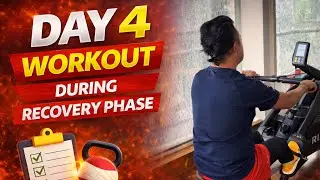 Day 4 Recovery Phase Workout | New Exercises added in the Routine #gym #viral #motivation #cardio