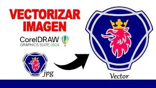 Como Vectorizar en CorelDRAW 2024 | Fácil y Rápido ✨