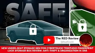 Cybertruck Under-Seat Storage Review: Fingerprint Lock Safe