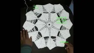 How to crochet table mat//rug using yarn #india #crochet #kenya #knitting