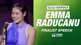 Emma Raducanu Finalist Speech | 2026 Cluj-Napoca