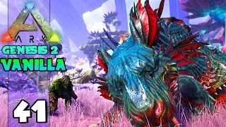 PREPARAÇÃO E TENTANDO DOMAR O SHADOWMANE!!! ARK: Survival Evolved GENESIS 2 (VANILLA) 41