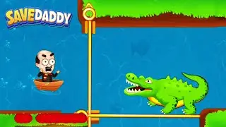 Save Daddy &ndash; Pull the Pin Game All Levels 40 Gameplay Walkthrough Part 1