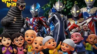 Full Episode Ultraman Ribut Upin Ipin Melawan Monster Kaiju Black King Kumpulan Ultraman MenjadiSatu