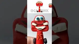 I made Sprunki OC Lighting McQueen #sprunki #incredibox #art #clay #lightingmcqueen @cactukk