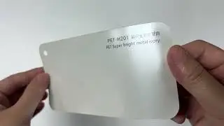 PET Super bright metal ivory Car Wrap Finishing Effect