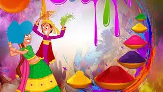 holi background video hd
