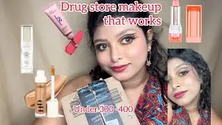 Affordable drugstore makeup that works ||under 400