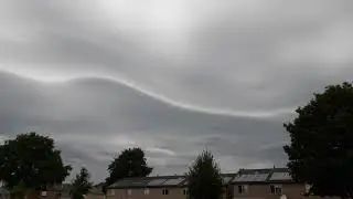 Vreemde wolken formatie Venray