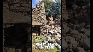 Ghost Town in Crete: Abandoned Roofless Houses (Sirikari Gorge) 🏚️