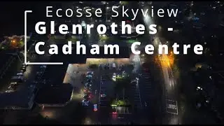 Cadham Centre Glenrothes | 4K Night Drone Footage