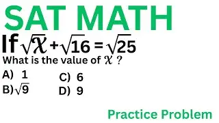 SAT Math Practice Problem | Solving Indices