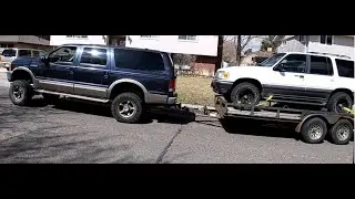 Сравнение и тест Ford Excursion Ultimate. V10 против 7.3 против 6.0. Часть 4 из 4 &mdash; ТЕСТ НА БУКСИРОВКУ С НАГРУЗКОЙ!!!